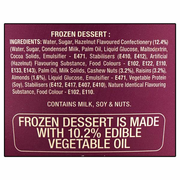 Kwality Wall's Twice As Nice Fruit & Nut Ice Cream 700 ml (Tub) JioMart