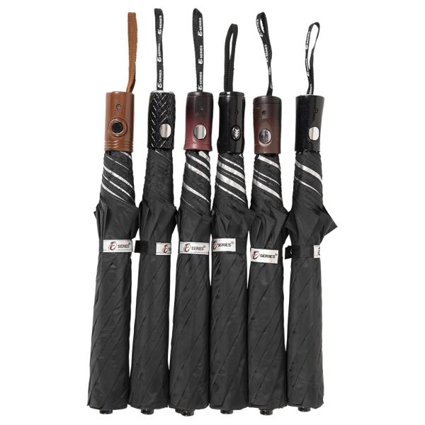 Happy Living E Series Black Nylon 2 Fold Gents Umbrella 45x5x5 cm JioMart