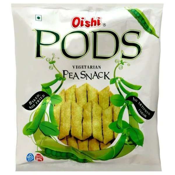 Oishi Pods Original Pea Snack 65 g JioMart