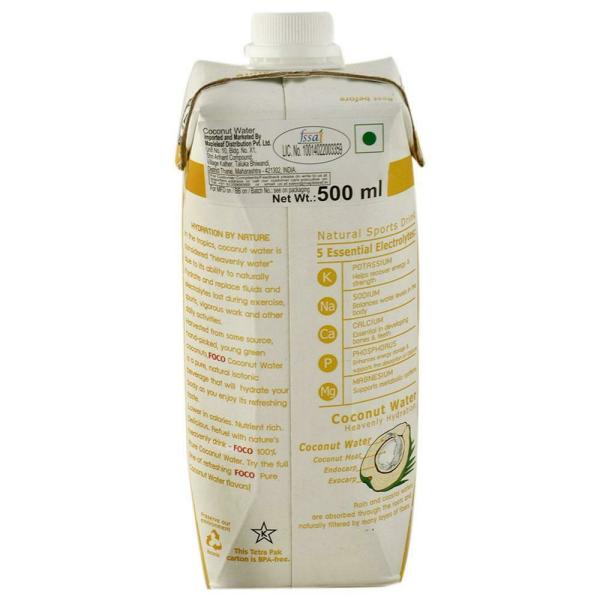 Foco Pineapple Flavoured Coconut Water 500 ml JioMart