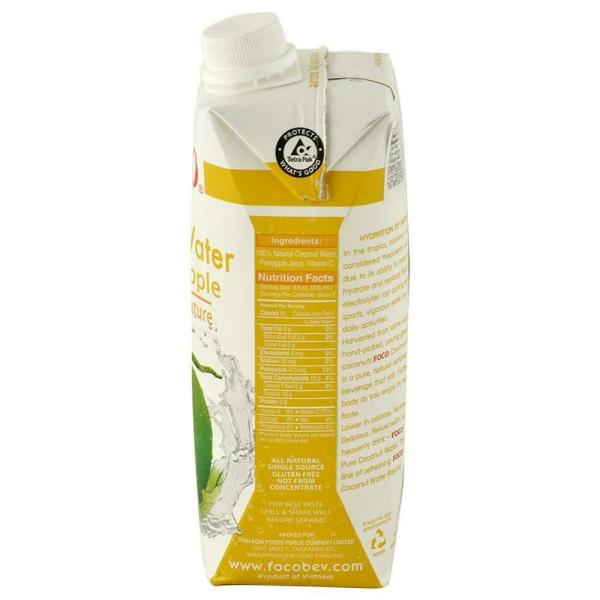 Foco Pineapple Flavoured Coconut Water 500 ml JioMart