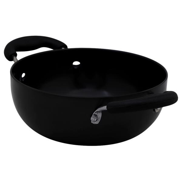 Kitchen Essentials Hard Anodised Kadai 10 inch JioMart