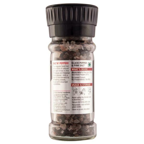 On1y Black Pepper & Pink Salt Grinder 80 g JioMart