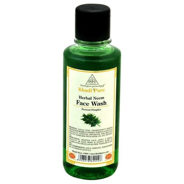 Khadi Pure Herbal Neem Face Wash 210 ml JioMart