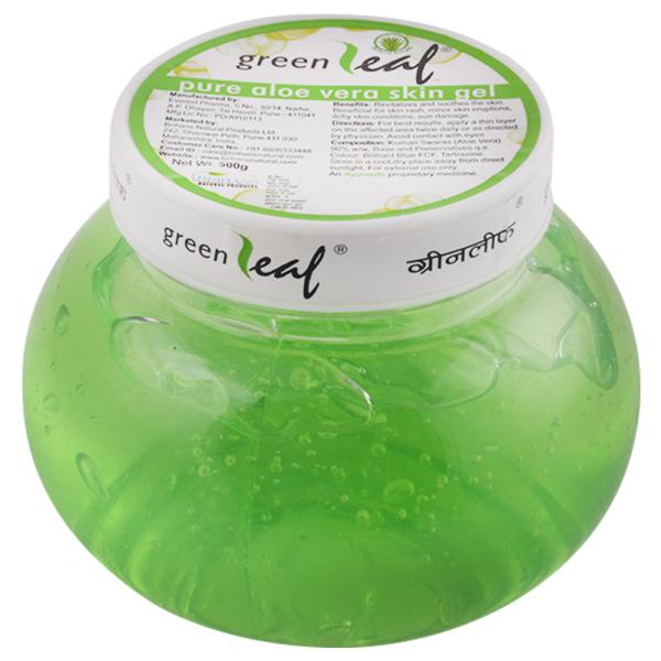 Green Leaf Pure Aloe Vera Skin Gel 500 g JioMart