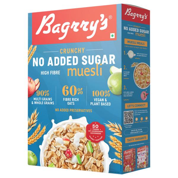 Bagrry's Crunchy Muesli (No Added Sugar) 500 g JioMart