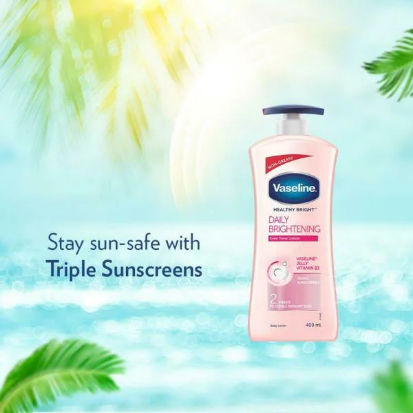 Vaseline Healthy Bright Daily Brightening Body Lotion 400 ml JioMart