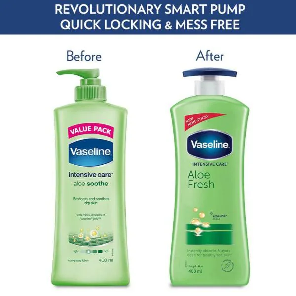 Vaseline Intensive Care Aloe Fresh Body Lotion 400 ml JioMart
