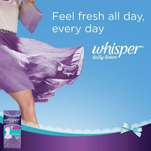 Whisper Clean & Fresh Daily Liners (Normal) 20 pads JioMart