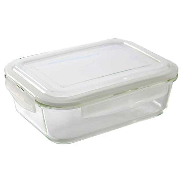 Borosil KlipNStore Transparent Rectangular Airtight Container 640 ml