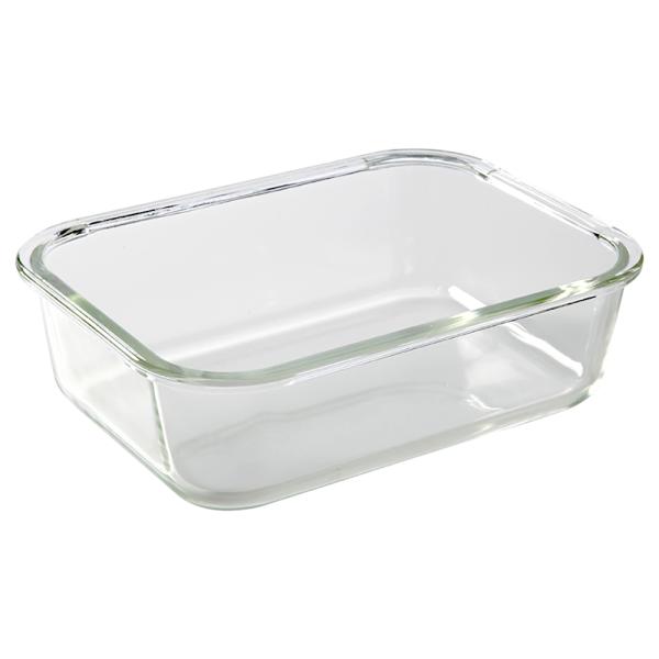 Borosil KlipNStore Transparent Rectangular Airtight Container 640 ml