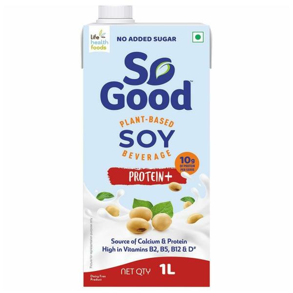 So Good Original Unsweetened Protein+ Soy Milk 1 L (Tetra Pak) JioMart