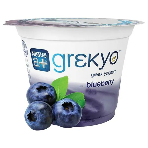 Nestle A+ Grekyo Blueberry Flavoured Greek Yogurt 100 g (Cup) JioMart