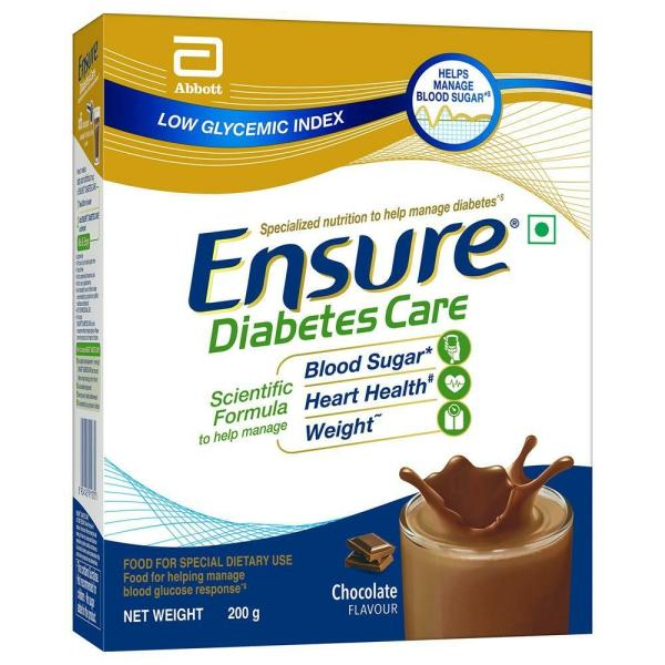 Ensure Diabetes Care Chocolate Drink Powder 200 g JioMart