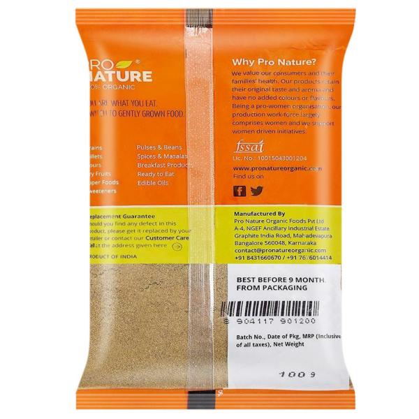Pro Nature Organic Cumin Powder 100 g JioMart