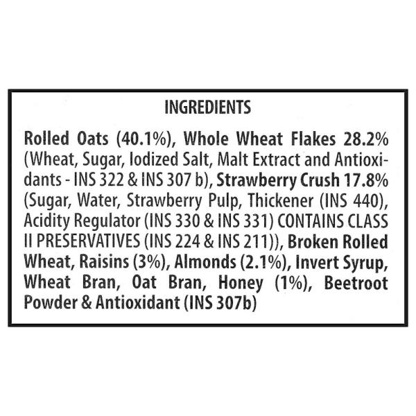 Bagrry's Fruit 'n' Fibre Strawberry Muesli 500 g JioMart