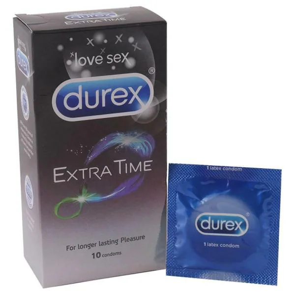 Durex Extra Time Condoms 10 pcs JioMart