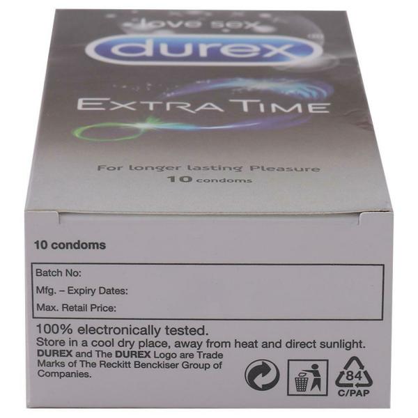 Durex Extra Time Condoms 10 pcs JioMart