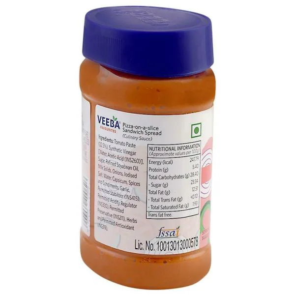 Veeba Pizza On A Slice Sandwich Spread 310 g JioMart