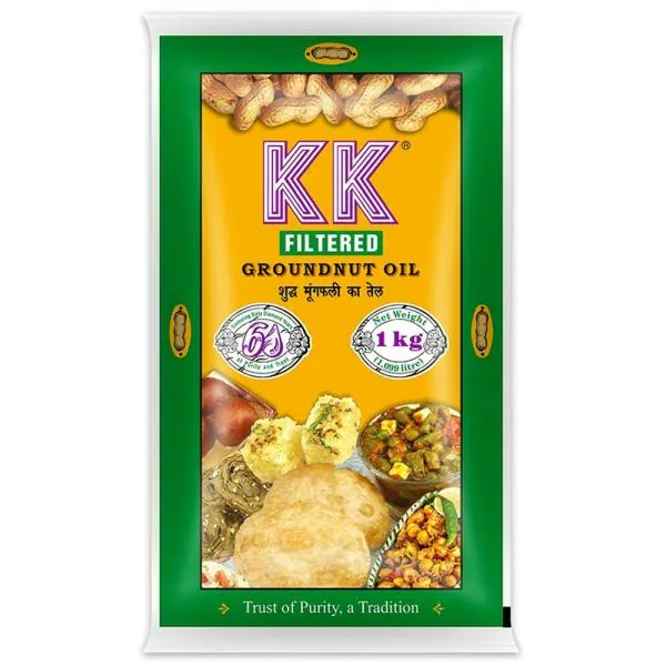 KK Filtered Groundnut Oil 1 kg JioMart