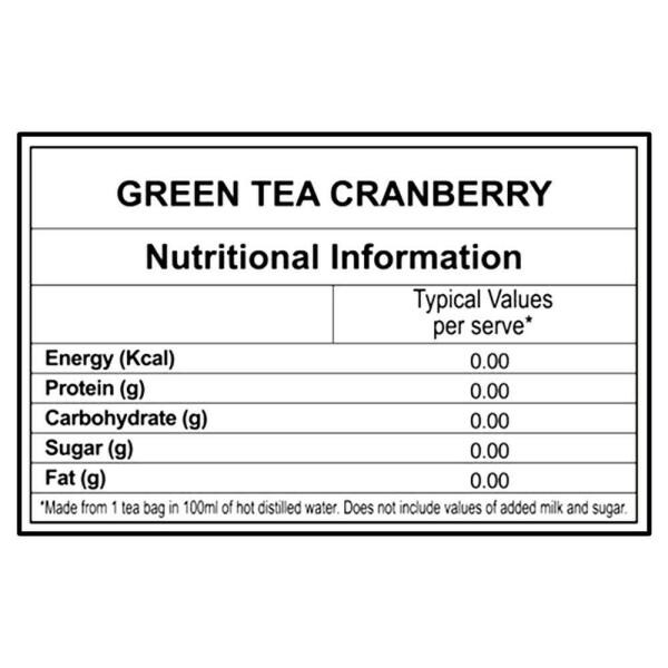 Twinings Cranberry Green Tea Bags 25 pcs JioMart