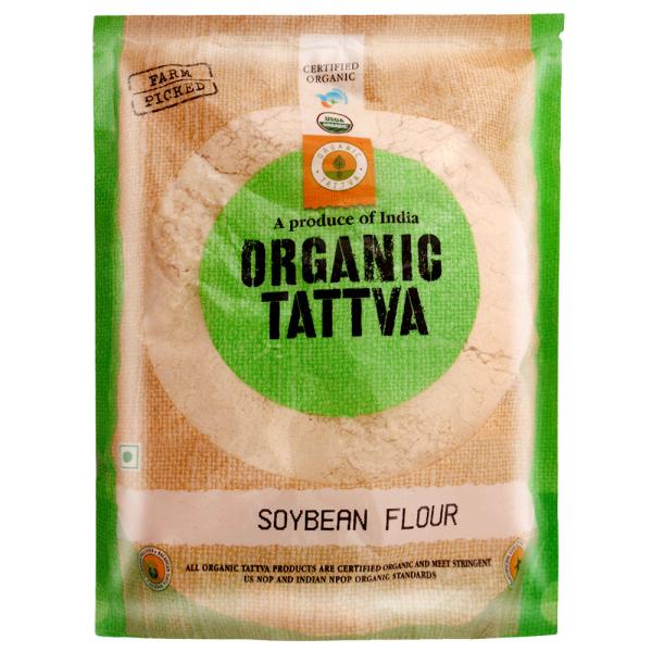 Organic Tattva Soybean Flour / Atta 500 g JioMart