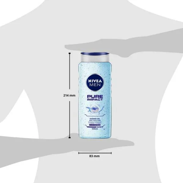 Nivea Men Pure Impact Shower Gel 500 ml JioMart