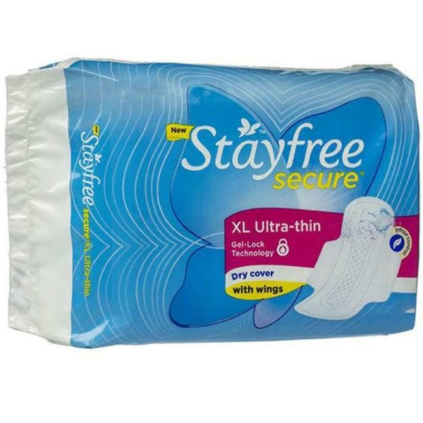 Stayfree Secure Ultra Thin Dry Cover Sanitary Napkin with Wings (XL) 40