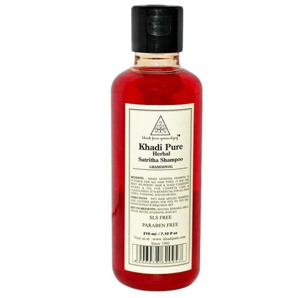 Khadi Pure Herbal Satritha SLS Paraben Free Shampoo 210 ml JioMart