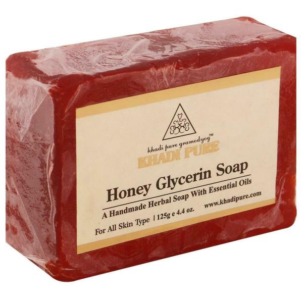 Khadi Pure Honey Glycerin Handmade Herbal Soap 125 g JioMart