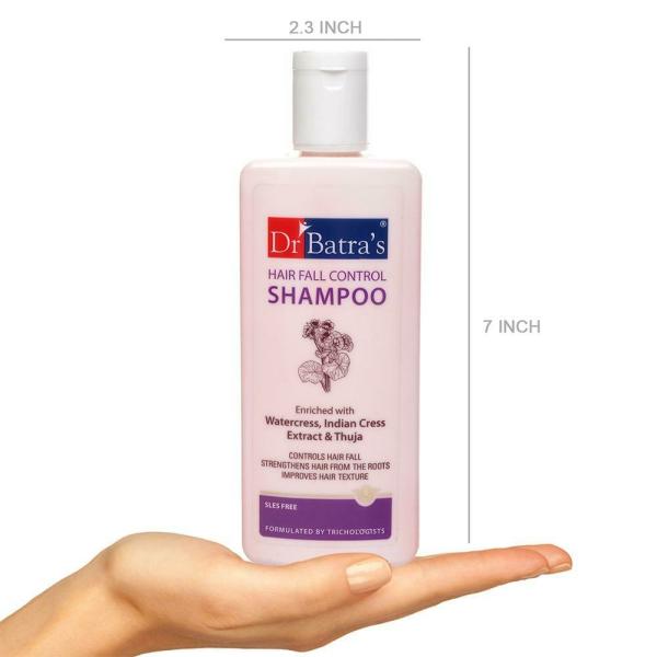 Dr Batra's Hair Fall Control Watercress, Indian Cress Extract, Thuja  Shampoo 200 ml - JioMart