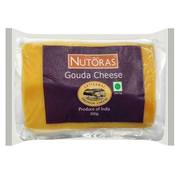 Nutoras Gouda Cheese Block 200 g (Pouch) JioMart