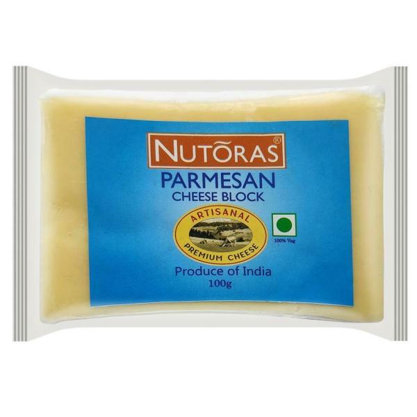 Nutoras Parmesan Cheese Block 100 g (Pouch) JioMart