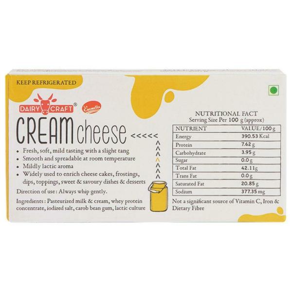 Dairy Craft Cream Cheese Block 200 g (Carton) JioMart