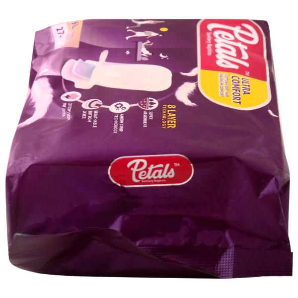 Petals Ultra Comfort Sanitary Napkins with Wings (XL) 8 pads JioMart