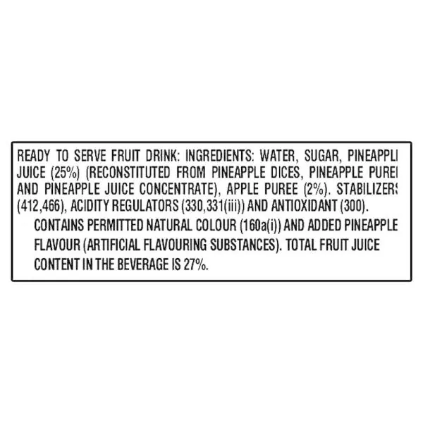 Rani Pineapple Float Fruit Drink 180 ml JioMart