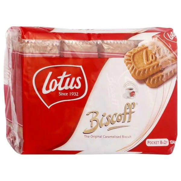 Lotus Biscoff Original Caramelised Biscuits 124 g JioMart