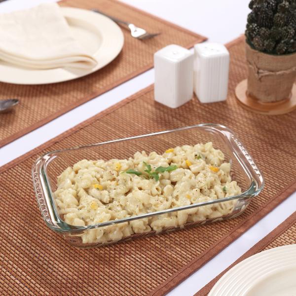 Roxx Rectangular Glass Serving Dish 1 L JioMart