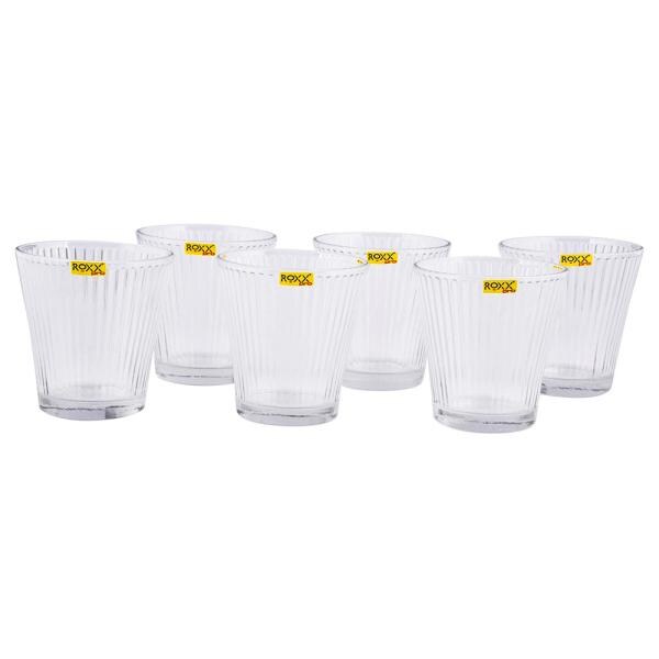 Roxx Pro Sydney Liner Glass Tumbler 370 ml (Set of 6) JioMart