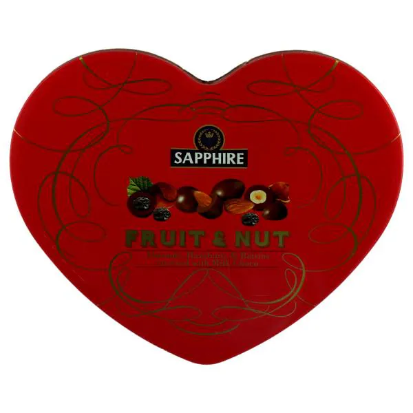Sapphire Fruit & Nuts Chocolates with Heart Tin 160 g JioMart