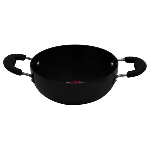 Kitchen Essentials Hard Anodised Kadai 9 inch JioMart