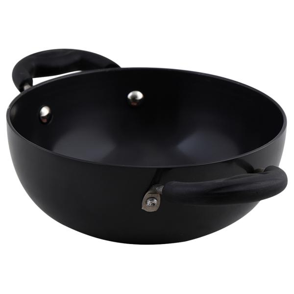 Kitchen Essentials Hard Anodised Kadai 9 inch JioMart