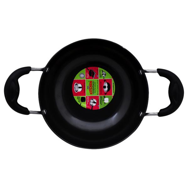 Kitchen Essentials Hard Anodised Kadai 9 inch JioMart