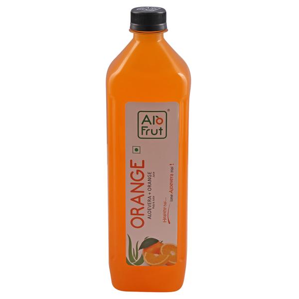 Alo Frut Orange + Aloevera Fruit Juice 1 L JioMart