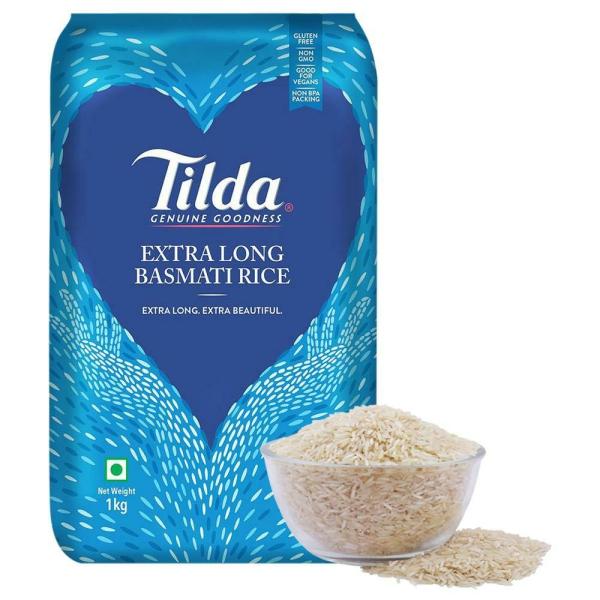 Tilda Extra Long Basmati Rice 1 kg JioMart
