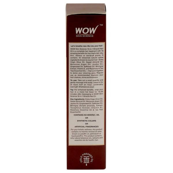 WOW Skin Science 10In1 BioActive Miracle Hair Oil 200 ml JioMart