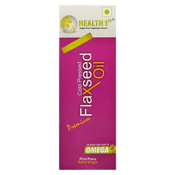 Health 1st Cold Pressed Flaxseed Oil 200 ml JioMart
