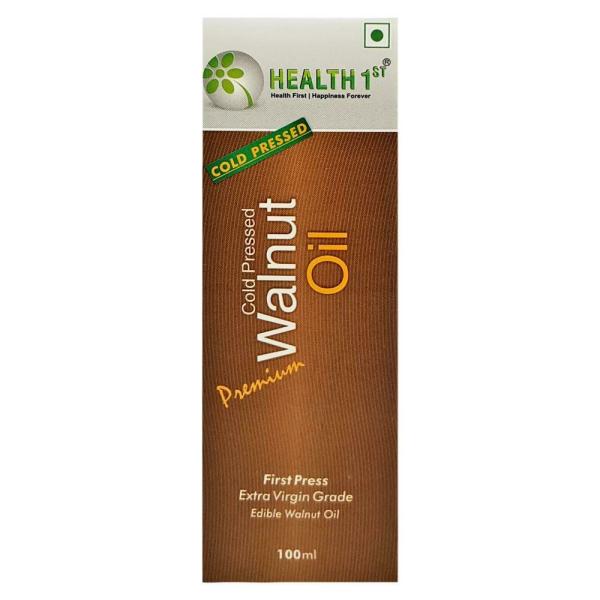 Health 1st Cold Pressed Walnut Oil 100 ml JioMart
