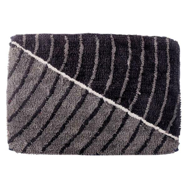 Elegant Weavers Grey & Charcoal Microfiber Door Mat 40x60 cm JioMart