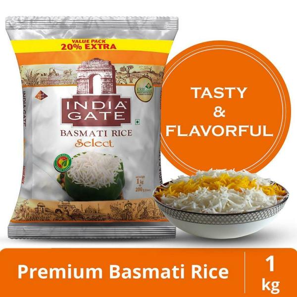 India Gate Select Basmati Rice 1 kg JioMart